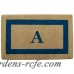 Nedia Home Single Picture Frame Personalized Monogrammed Doormat NEDH1128